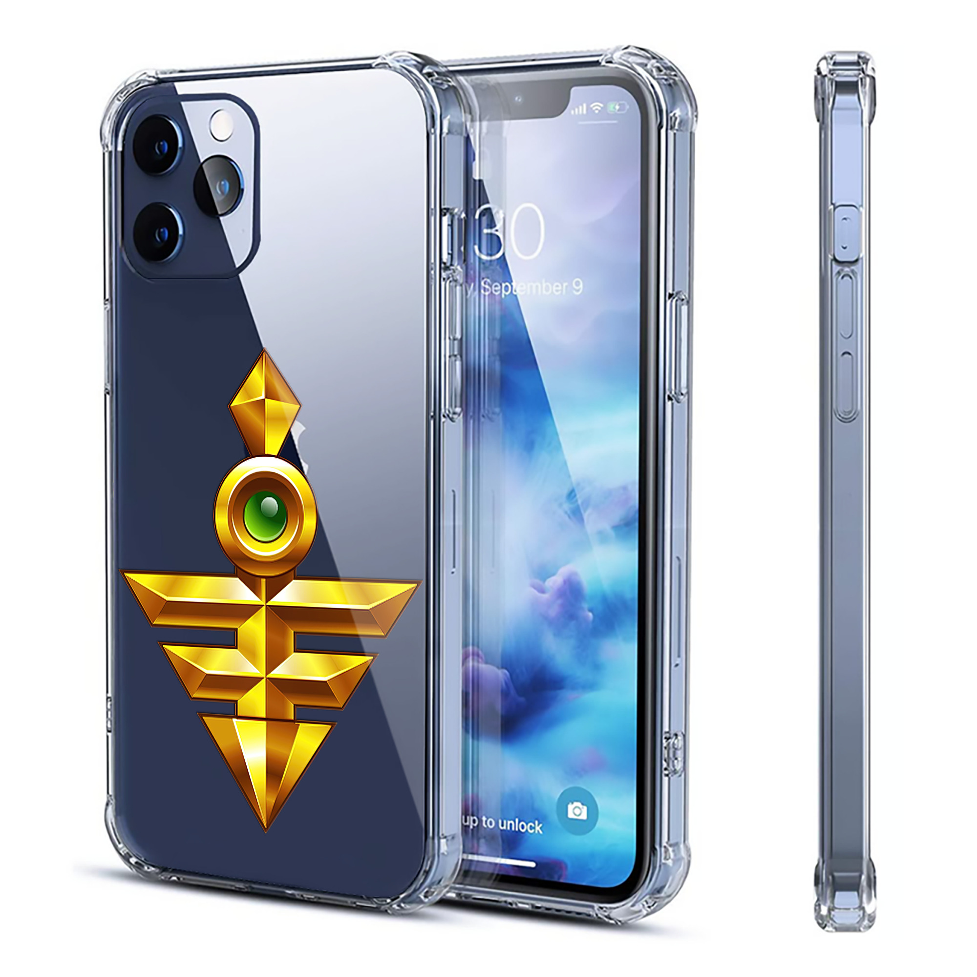 （画像用） 遊☆戯☆王 Yu-Gi-Oh! 【iPhone 12シリーズ対応】透明スマホケース（クリアソフトケース）